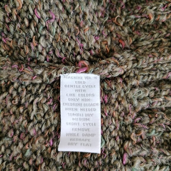 NWT Charter Club Womens Olive Green V-Neck Cozy Pullover Sweater Size X-Large - Picture 6 of 6